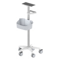 Hospital Medical Altura fixa Trolley Mobile portátil Ultrassom Scanner Medical Cart com rodas